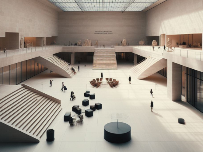 Modern Art Meets Modern Architecture